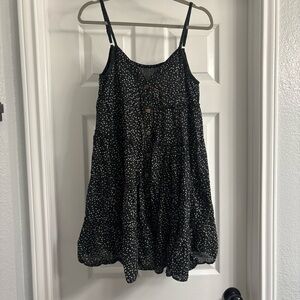 Black floral Sundress